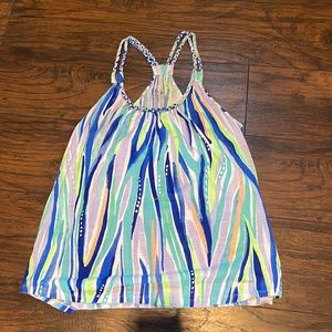 Lily Pulitzer Racer Back Tank sz Large